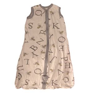 Burt’s Bees Alphabet Sleep Sack, Size Medium (6-12 months)